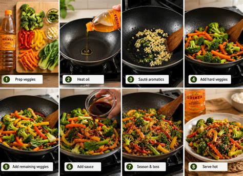 Vegetable Stir Fry with Rice Bran Oil – Guniea