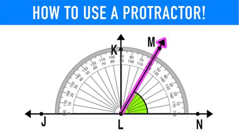 Image result for How to Use a Protractor