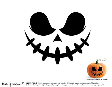 Printable Cute Pumpkin Carving Templates