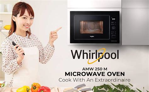 Whirlpool 25L Built in Oven Convection Microwave Oven (AMW 250 M, Black ...