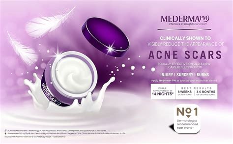 Mederma PM Old & New Acne Scar Removal Cream 30g : Amazon.in: Health ...