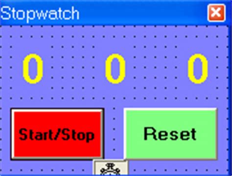Image result for Visual Basic Stopwatch