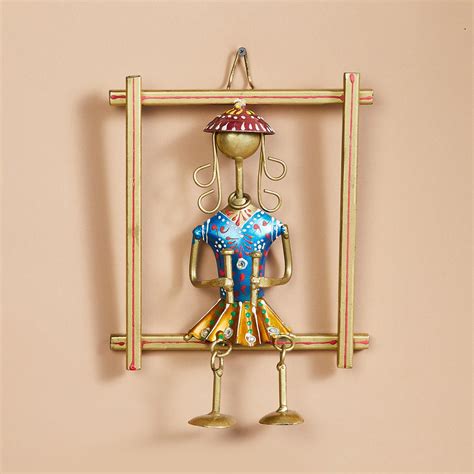 Buy Corsica Mystic India Metal Set of 3 Musicians Wall Accents from ...