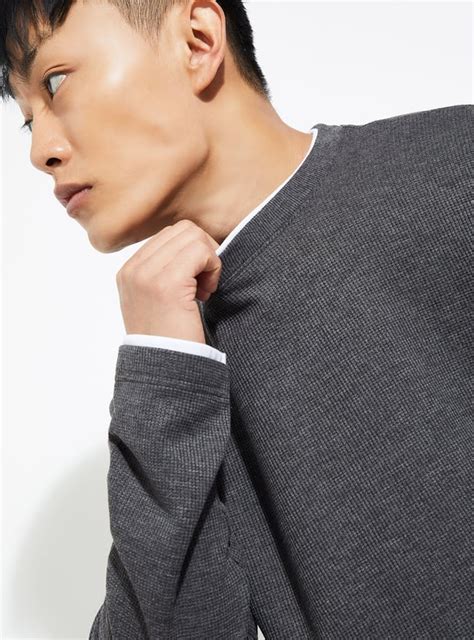 Buy URB_N Men Knitted T-shirt Online at just Rs. 799.0 - 1000015366371 ...