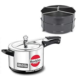 Buy Hawkins Cooker Ih50-2250, Two Dish Set Ads5-650 Induction Base ...