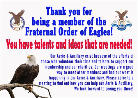 Fraternal Order Of Eagles Auxiliary