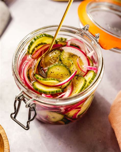 Pickled Cucumbers and Onions – A Couple Cooks