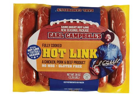 Earl Campbell's Hot Links - Shop Sausage at H-E-B