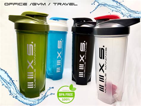 BLENDER SHAKER 600 ML – MUSCLE MANIAXS