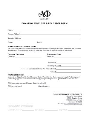 Fillable Online Donation EnvelopesCustom Donation Envelopes for ... Fax ...