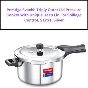 Prestige Svachh Triply Outer Lid , With Unique Deep Lid For Spillage ...