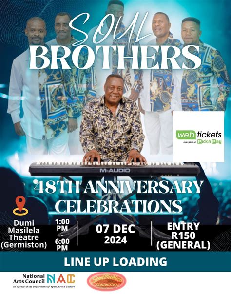 The mighty Soul Brothers 48th Anniversary, Germiston Theatre, 7 ...
