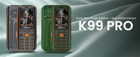 IKALL K99 Pro Rugged Multimedia Keypad Phone | 2.4 inch Display, 4 SIM ...