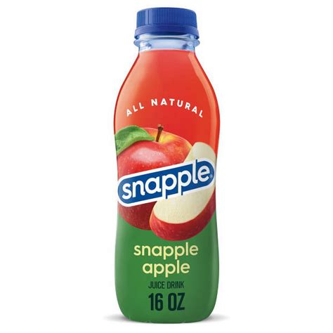 Snapple Apple Juice Drink, 16 fl oz, Bottle - Walmart.com