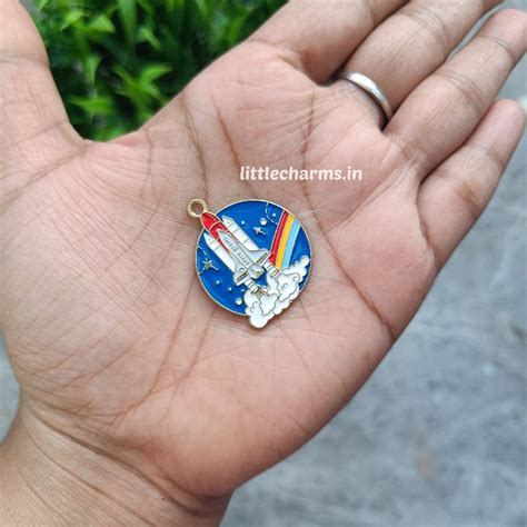 Rocket Launch with rainbow 🚀 🌈 Charm - little charms