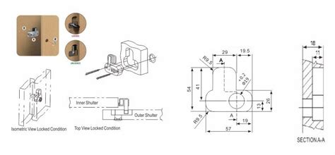 Sliding Wardrobe Lock