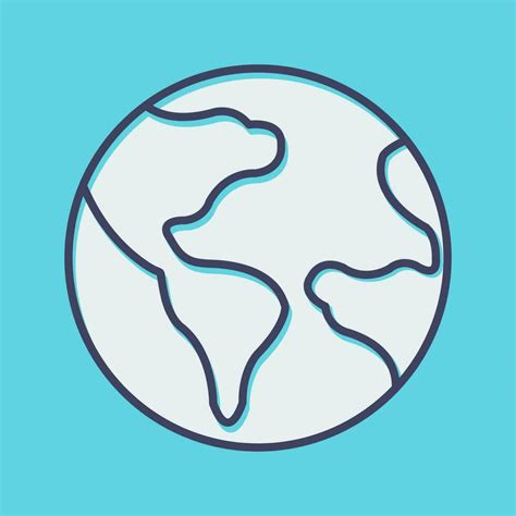 Earth Icon Vector 的图像结果