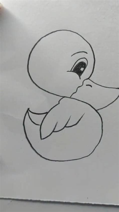 Image result for Simple Duck Drawing