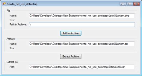 Zip Extractor Code in Vb.net 的图像结果