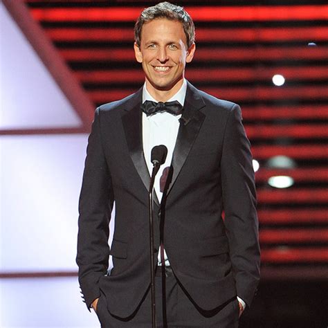 Is Seth Meyers Already Writing Jokes for the 2014 Emmy? Watch Now!