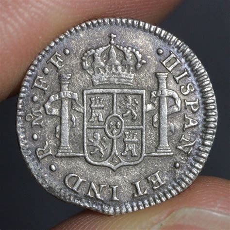 1783 Spain Silver Coin Spanish Colonial Half Reale King Charles III - Etsy