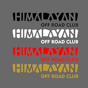 ISEE 360 4 PCs Himalayan Off Road Club Bike Sticker Compatible for ...