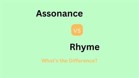 Assonance vs Rhyme: What's the Difference? | Grammar Palette