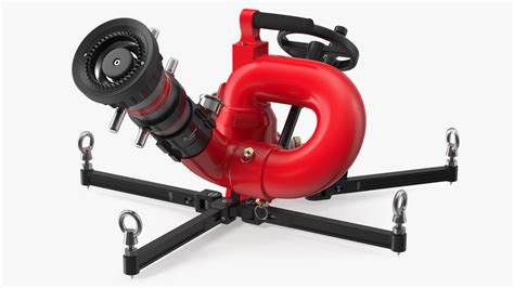 3D Rosenbauer Power Stream Portable Firefighting Monitor model | 3D ...