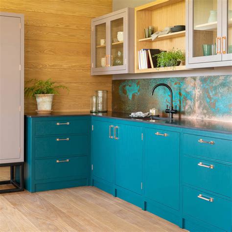 Turquoise Kitchen Cabinets & Ideas - Design Your Own Turquoise Kitchen