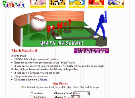 Image result for Funbrain Math Games