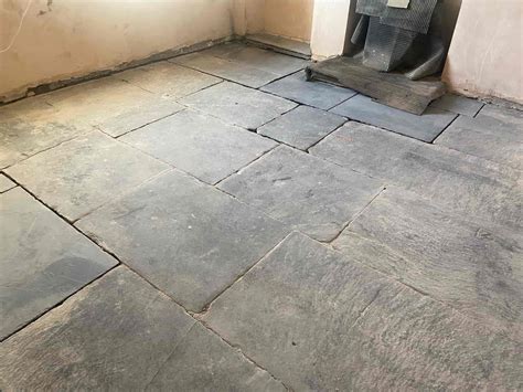 Black Slate Floor