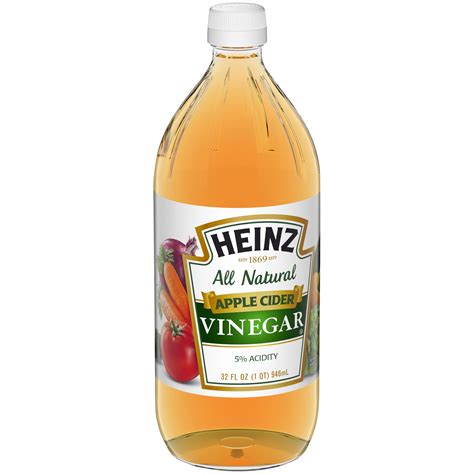 Buy Heinz All Natural Apple Cider Vinegar with 5% Acidity , 32 fl oz ...