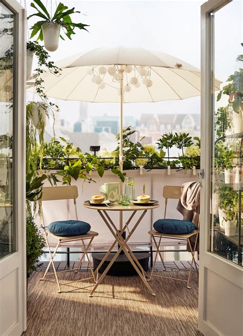 Pienen parvekkeen sisustus - Eleganssia parvekkeelle - IKEA