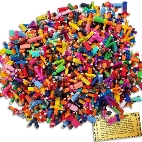 Buy 5ô2 150 Worry Dolls in Bulk from Guatemala - 75 Boys and 75 Girls ...