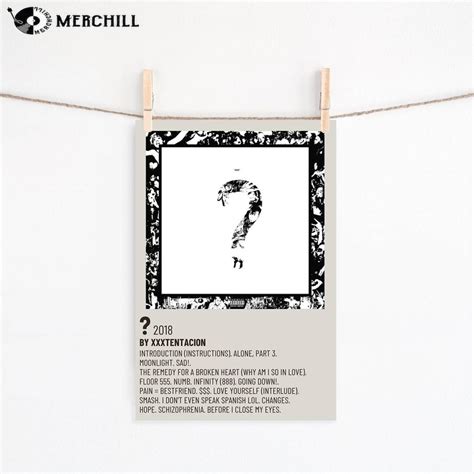 Xxxtentacion Print Music Album Poster - Happy Place for Music Lovers
