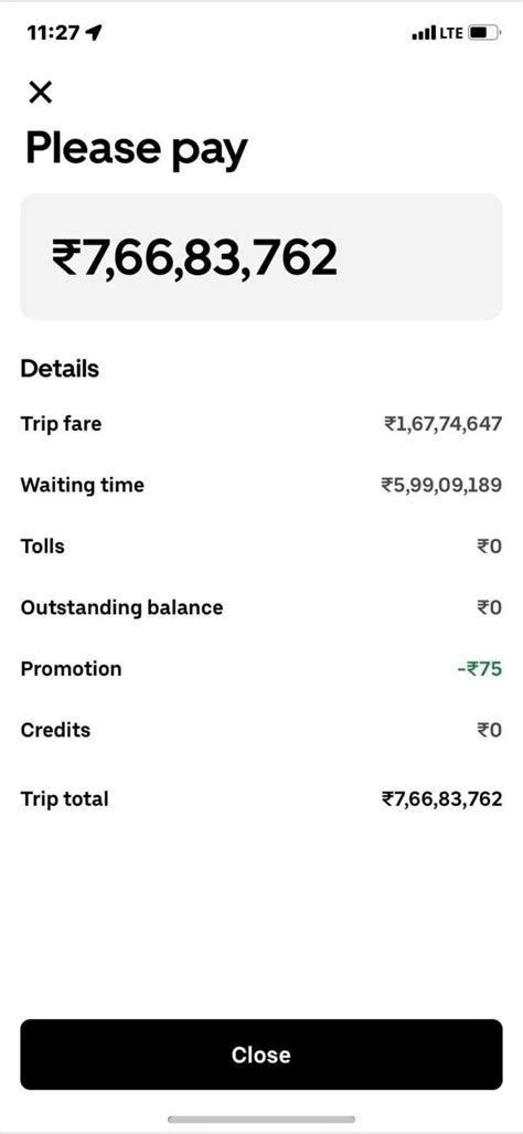 Uber यूज़ करना शख्स को पड़ा महंगा, कंपनी ने भेजा 7.5 करोड़ रुपये से ...