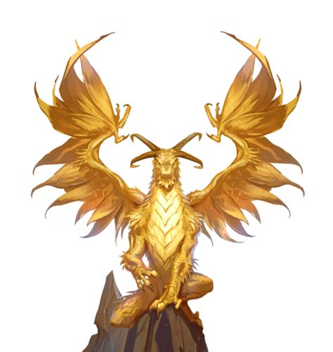 Male Great Wyrm Gold Dragon - Mengkare - Pathfinder 2E PFRPG DND D&D 3. ...