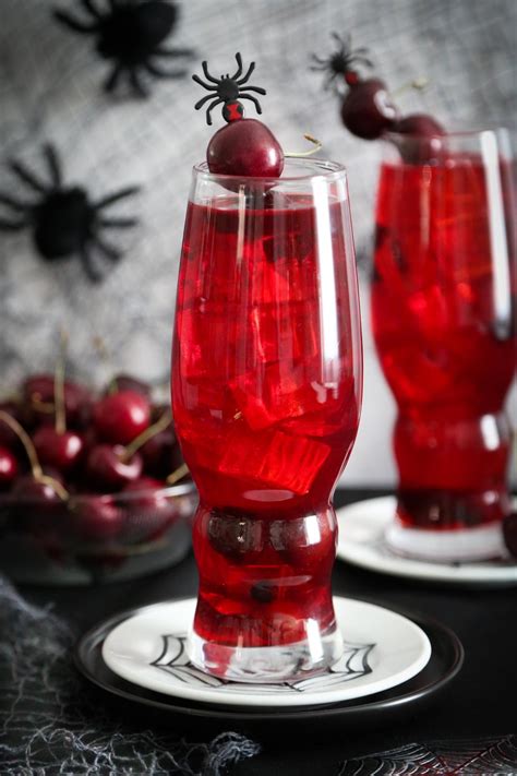 Black Cherry Stinger Cocktail Recipe for Halloween | HGTV
