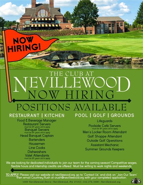 The Club at Nevillewood on LinkedIn: #nowhiring #interview #golf # ...