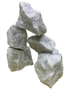 RUKDA Natural White Rock for Aquariums, Gardens, and Home Decor ...