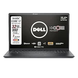 Notebook Dell CPU Intel i7 12 Gen. 10 cores up to 4.7 GHz, 15.6 inch ...