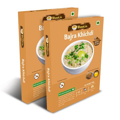 Pack of 2 - Ready to Eat - Bajra (Millet)Khichdi – Bhaat.in