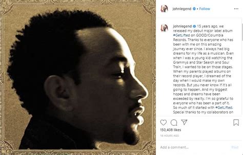 John Legend pens heartfelt note as his debut album 'Get Lifted ...