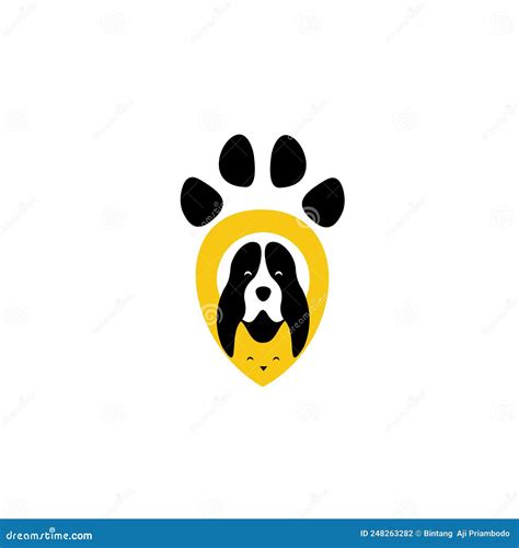 Dog Logo Template, Veterinary Clinic Logo Stock Vector - Illustration ...
