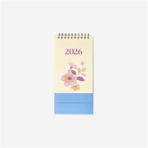 Tall monthly desk calendar 2026 | Flying Tiger Copenhagen