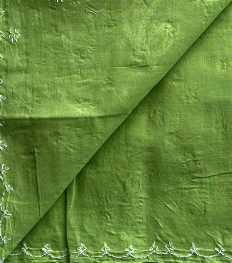 Simple Chikankari Voile Cotton Saree- 31175 – FABK