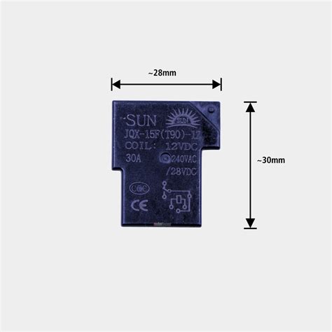 Buy DC 12V PCB Mount SPDT Relay | Makerbazar