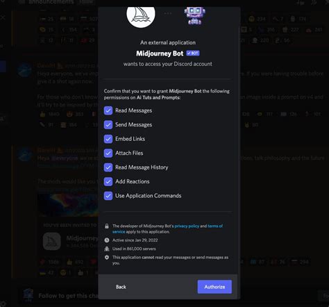 Adding the Midjourney Bot to Your Own Discord Server - Aituts