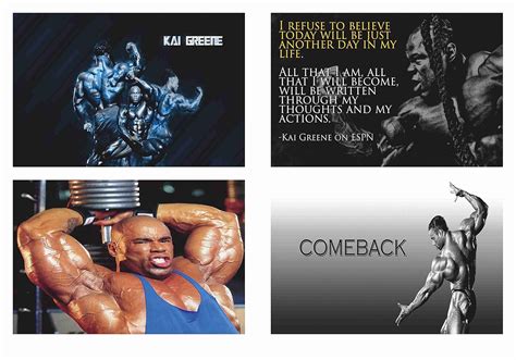 BALDAU PRINTS Body Builders Motivational Combo Poster Set of 4 Posters ...