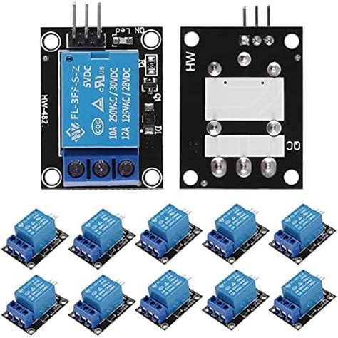 1 Channel Relay Shield Module, 10PCS DC 5V Indicator Light LED Module ...